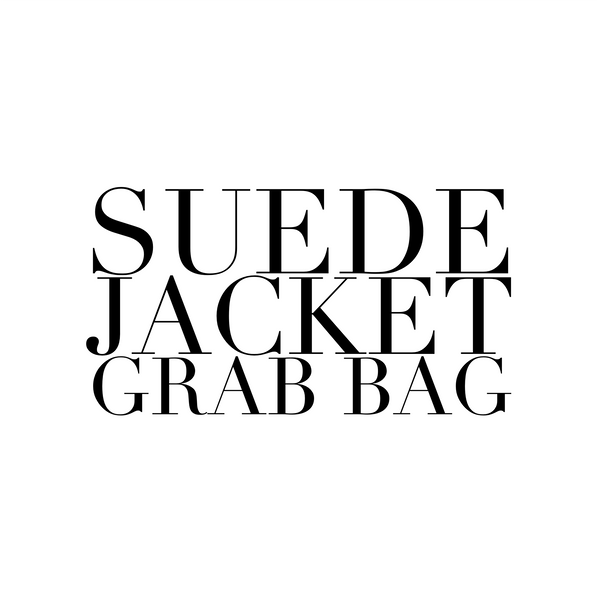 SUEDE JACKET GRAB BAG