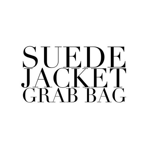 SUEDE JACKET GRAB BAG