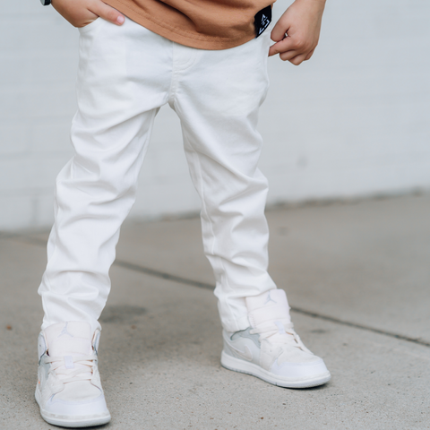 WHITE CHINO PANTS (INFANT & SIZE 10 ONLY)